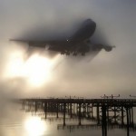 Interesting Photo of the Day: 747 Through the Fog