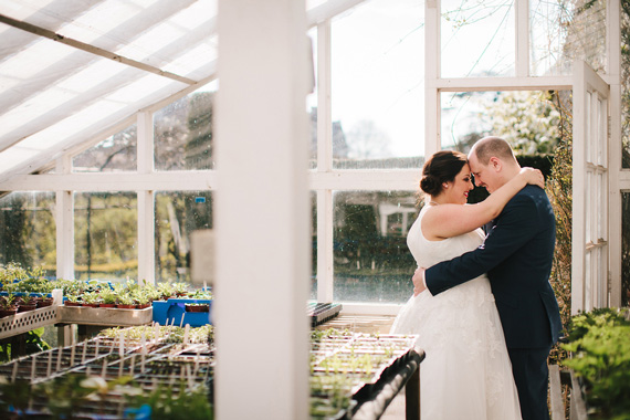 photo shoot in greenhouse