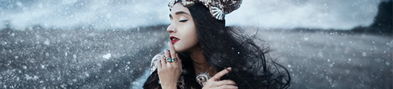 How to Create a Wintry Self-Portrait (Even If You Don’t Have Snow)