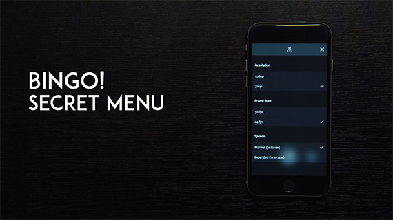 App Hyperlapse secret menu