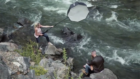 Portable Off-Camera Lighting Setup for Tough Outdoor Photography Locations