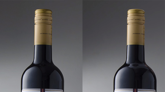 wine bottle product photography