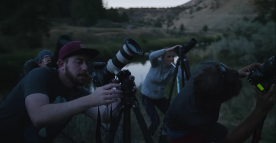 Capturing the eclipse at the moment of totality