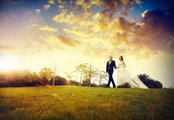 wedding clouds