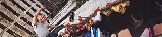 Photographing Athletes Hanging from a Skyscraper