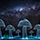 Interesting Photo of the Day: LED Mushrooms Under the Stars