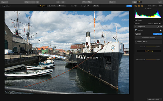 filters in luminar