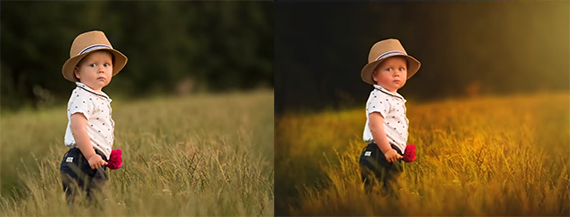 retouching children portraits