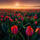 Interesting Photo of the Day: Endless Tulips on a Foggy Morning