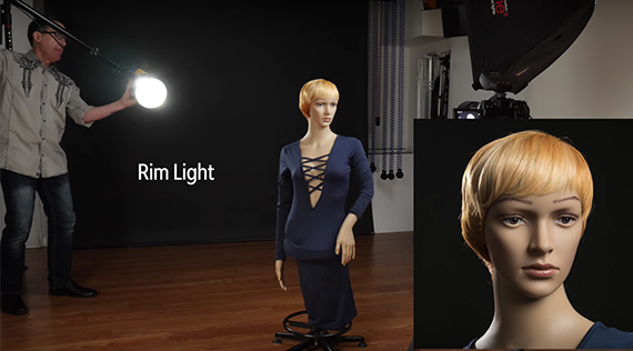 Rim light demonstration