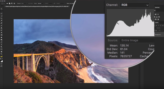 understand histogram light tones exposure photo editing settings