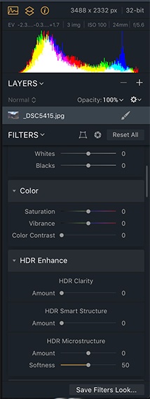 smart structure filter