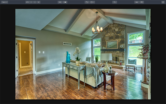 hdr after real estate interior