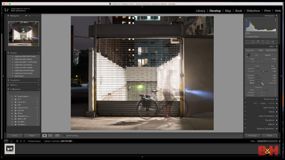 processing RAW images in Lightroom