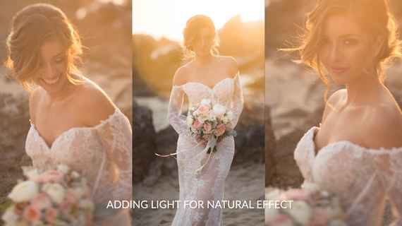 adding lighting for natural effect