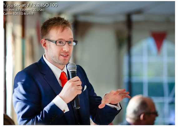 image of groom after cropping