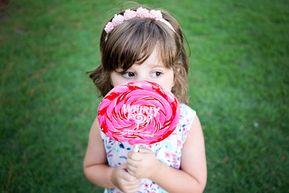 lollipop children's portrait