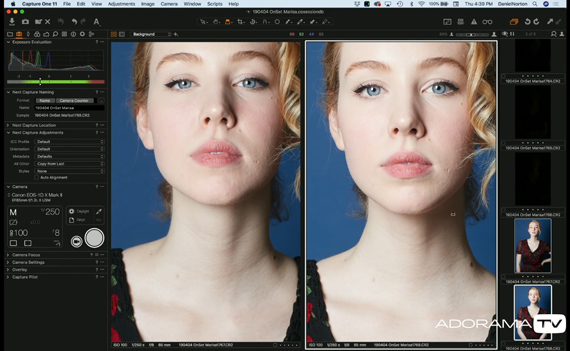 45 degree portrait lighting comparison