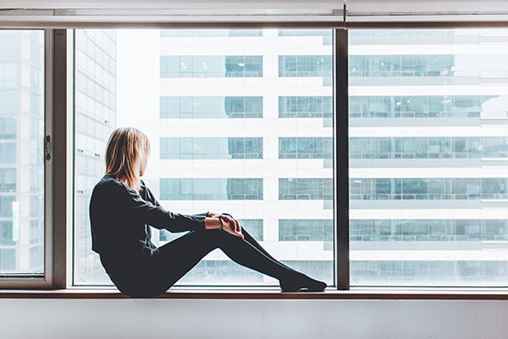 photo of a window framing a subject