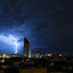 Photographing Lightning Over a City