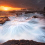 Photographing Wave Motion at Sunset with Bracketing