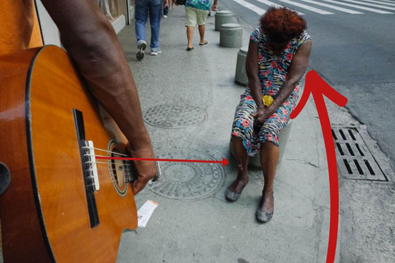 street photo leading lines