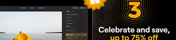 Luminar Photo Editor 3rd Anniversary Sale