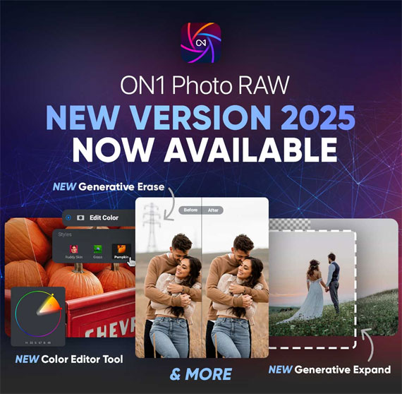 ON1 Photo RAW 2025 Now Available